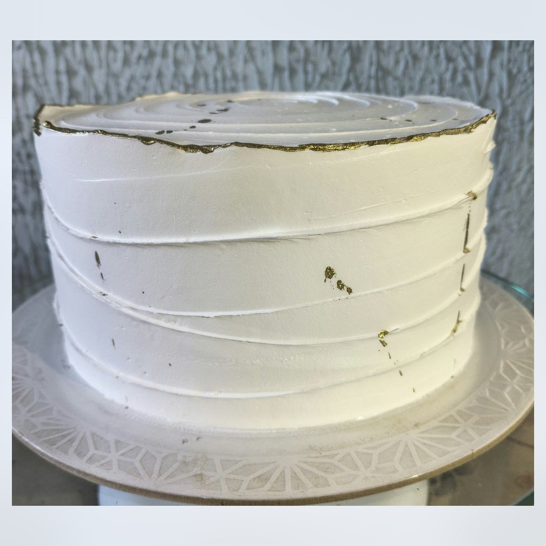 Bolo Branco Elegante
